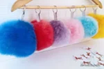 Alpaca Keychain Colors PomPom