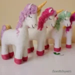 Unicorns Alpaca Felt