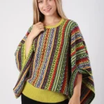 Womens ALpaca Poncho " DENIA "