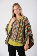 Womens ALpaca Poncho " DENIA "