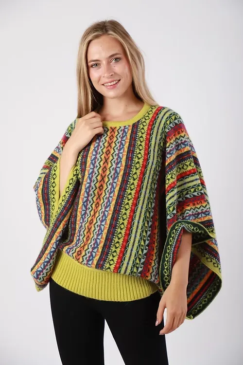 imgi_3_b1fd64_e0f0167f42574bec8d42ea7c1cf5a1f6~mv2 Womens ALpaca Poncho " DENIA " - Image 1