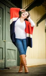 Shawl Alpaca "TRICOLOR" - Image 2