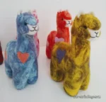 Sweet Alpaca Heart Felted Alpaca 8" - Image 2