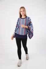 Womens ALpaca Poncho " DENIA " - Image 3