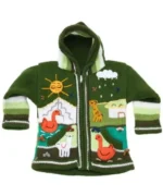 Kids Jacket Hooded Zip Sweaters - Image 4